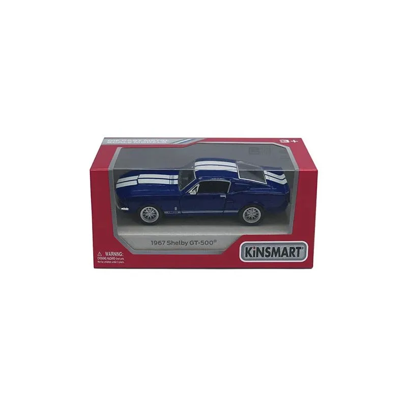 KINSMART Die-Cast modelis 1967 Shelby GT-500, izmērs 1:38