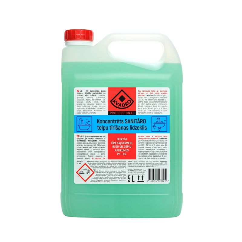 Tīrīšanas līdzeklis Kvadro, 5 l