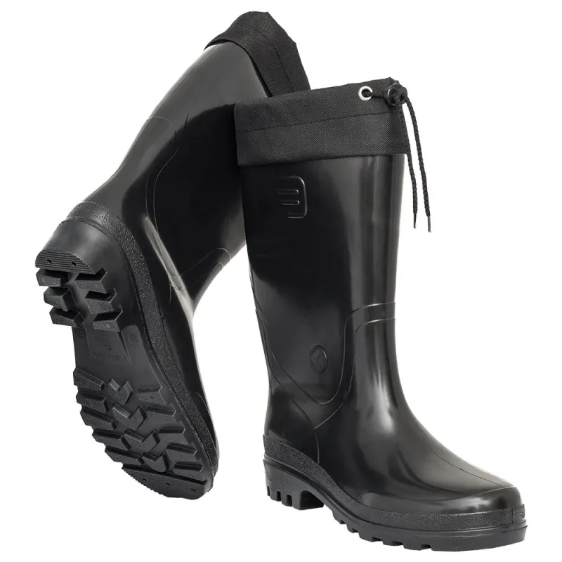 012K Vīriešu PVC zābaki ar manžeti,melni 44 izm.