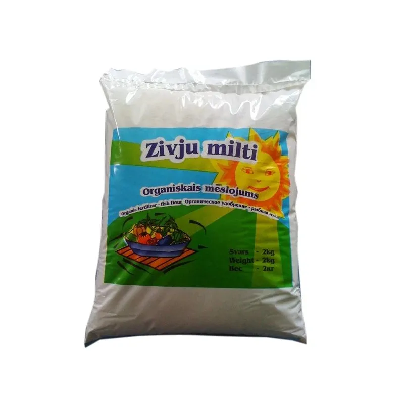 Organiskie mēslošanas līdzekļi lapu dārzeņiem, augsnēm Fish Meal, pulveris, 2 kg