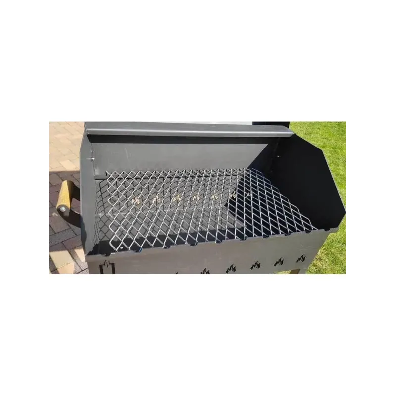 Grils Abas Smokehouse, melna krās., 80 cm