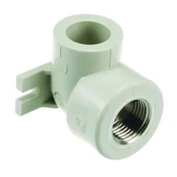 Veetoru põlve kinnitus Sanitas 09.2520, 90 °, 1-2 tolli - sisekeere-25 mm -Joodetav sisemine pool, polüpropüleen ,pp,