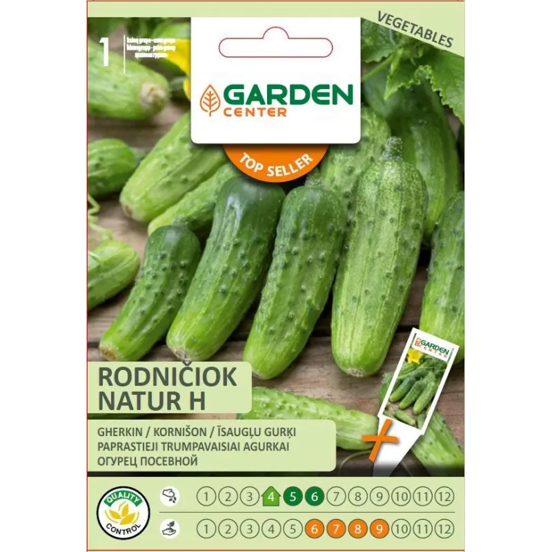 Sēklas Garden Center, gurķi Rodničiok Natur H, 0.5 g