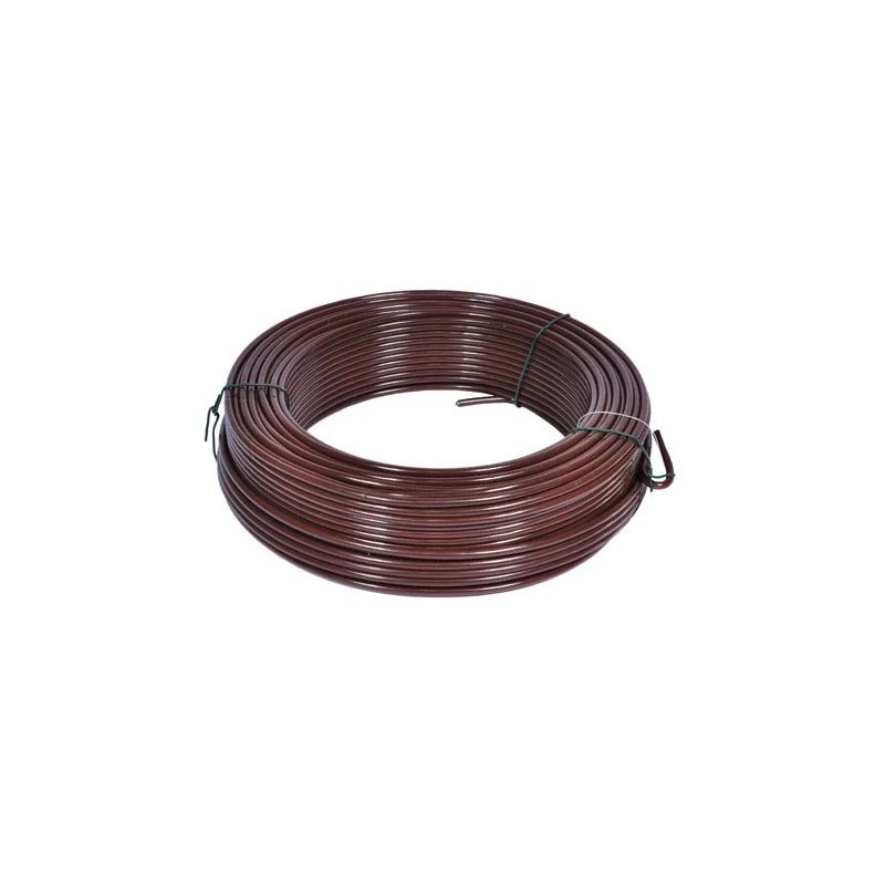 Stieple zn+pvc d2.3 brūns,spolē 100m