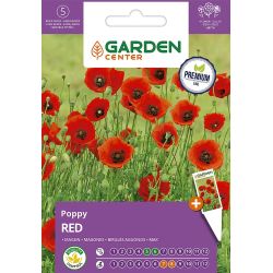 Puķu sēklas zīda magone red