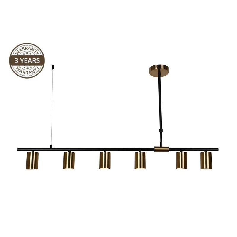 Piek.lampa domoletti chaplin 6x50w gu10