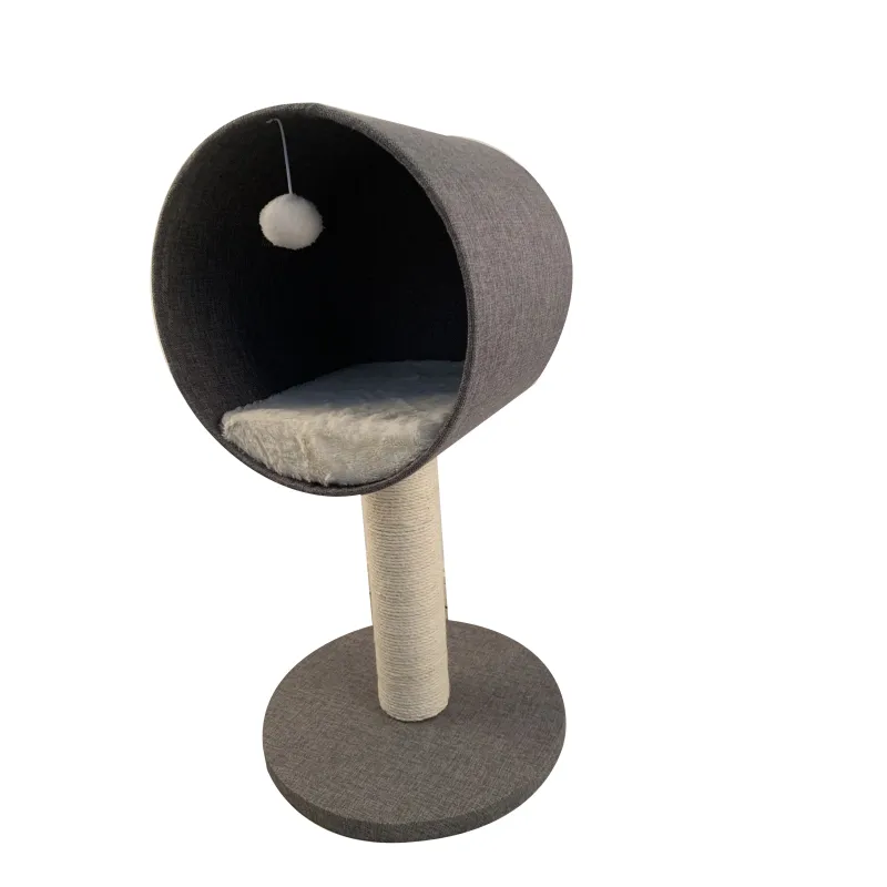 Kaķu skrāpējamais stabs Höppy, 39 cm x 39 cm x 73 cm