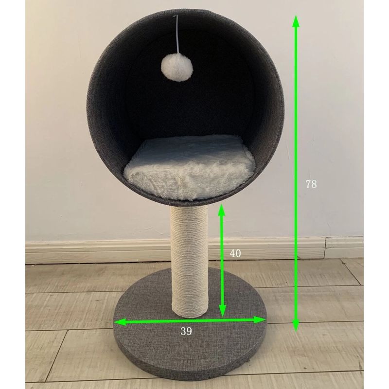 Skrāpis kaķiem höppy 39x39x73cm