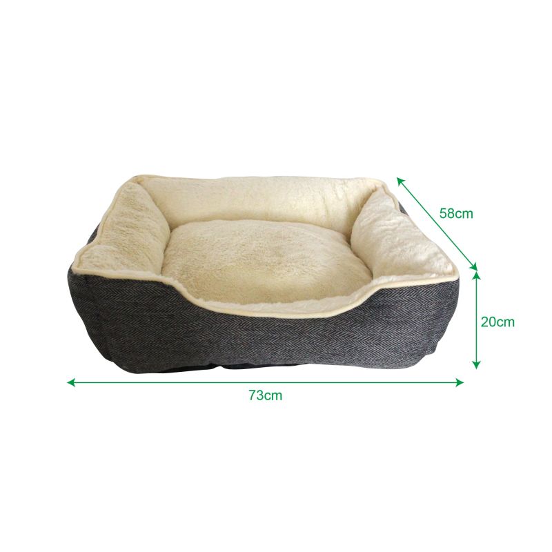 Guļvieta dzīvn. pelēka höppy 73x58x20cm