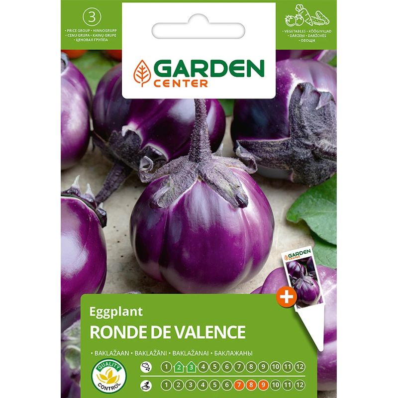 Sēklas baklažāni ronde de valence 0.1g