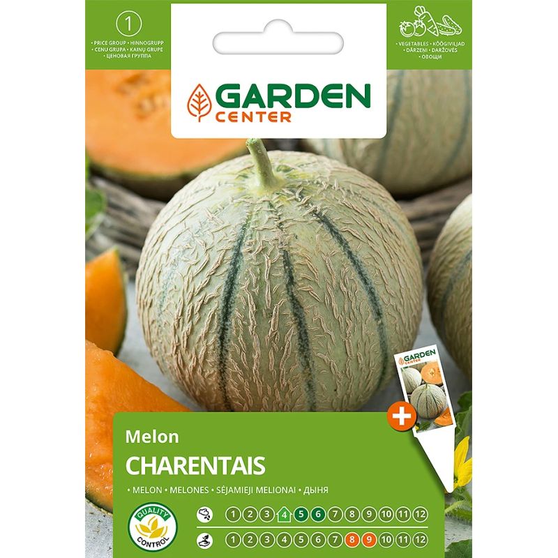 Sēklas dārzeņu melones charentais 1g