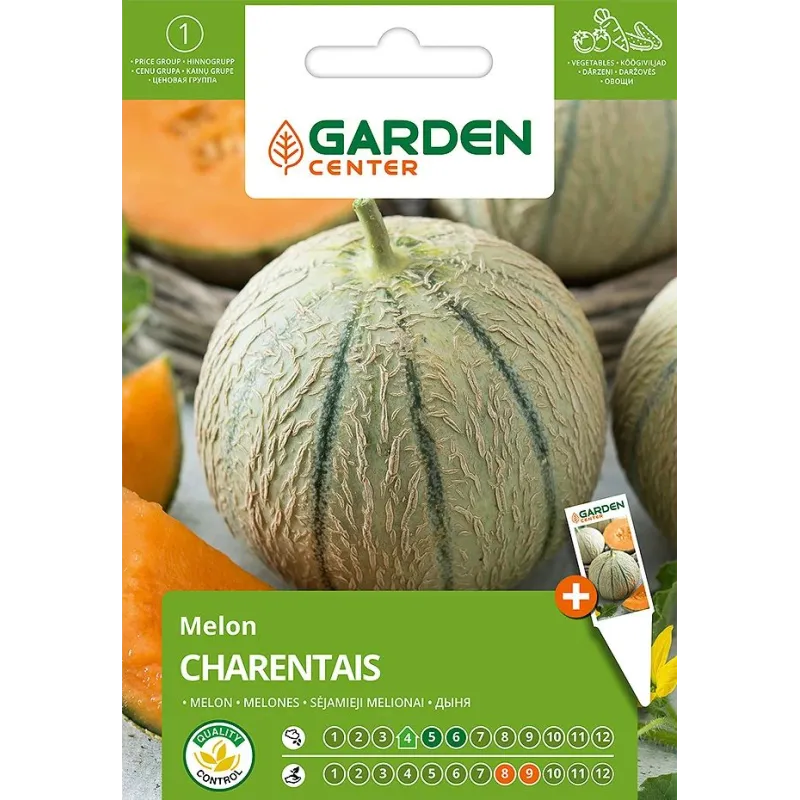 Sēklas Garden Center, melones CHARENTAIS, 1 g