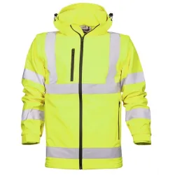 Softshell jacket ref501 hi-viz yellow m