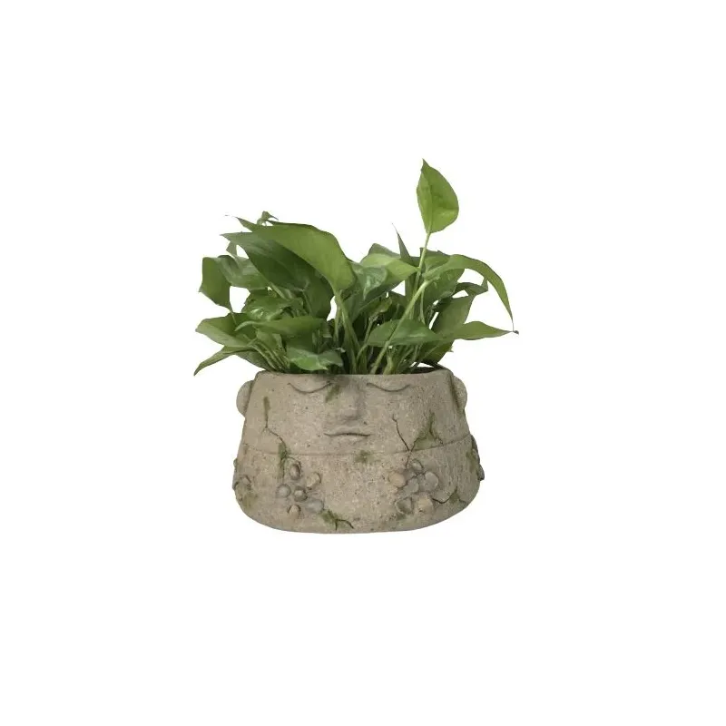 Dekoratīvais puķu pods Seja Garden Center NFQ210021Z, 31 cm x 31 cm x 15.5 cm, pelēka