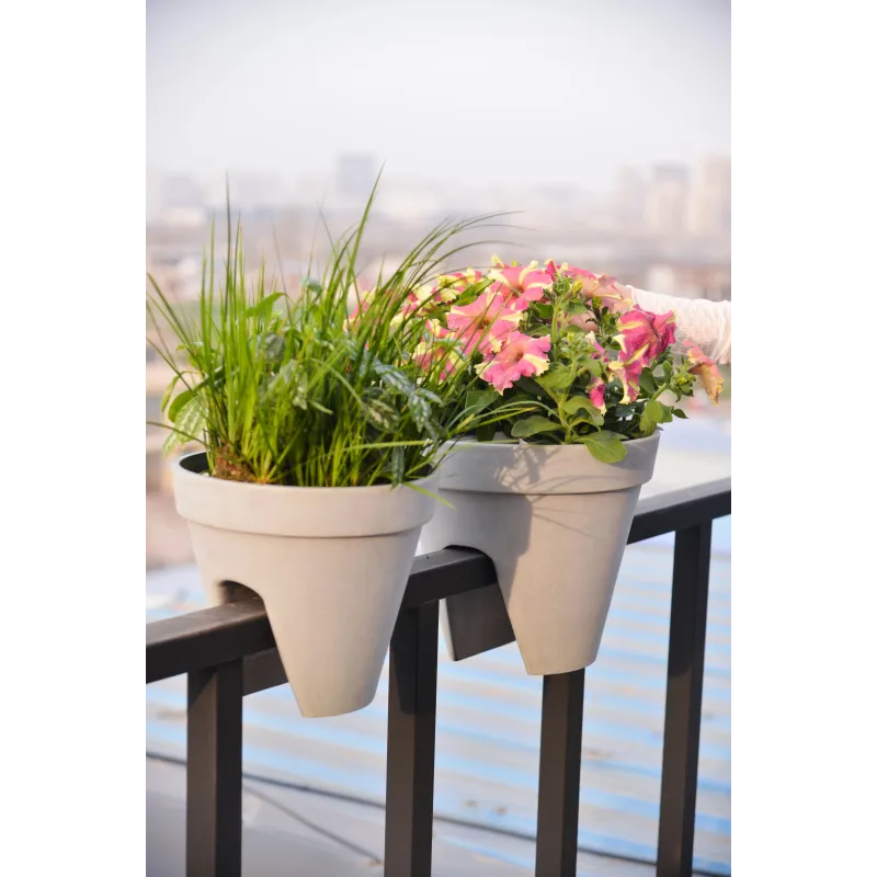 Balkona stādītājs Domoletti M-LQ30, spw, pelēka krās.