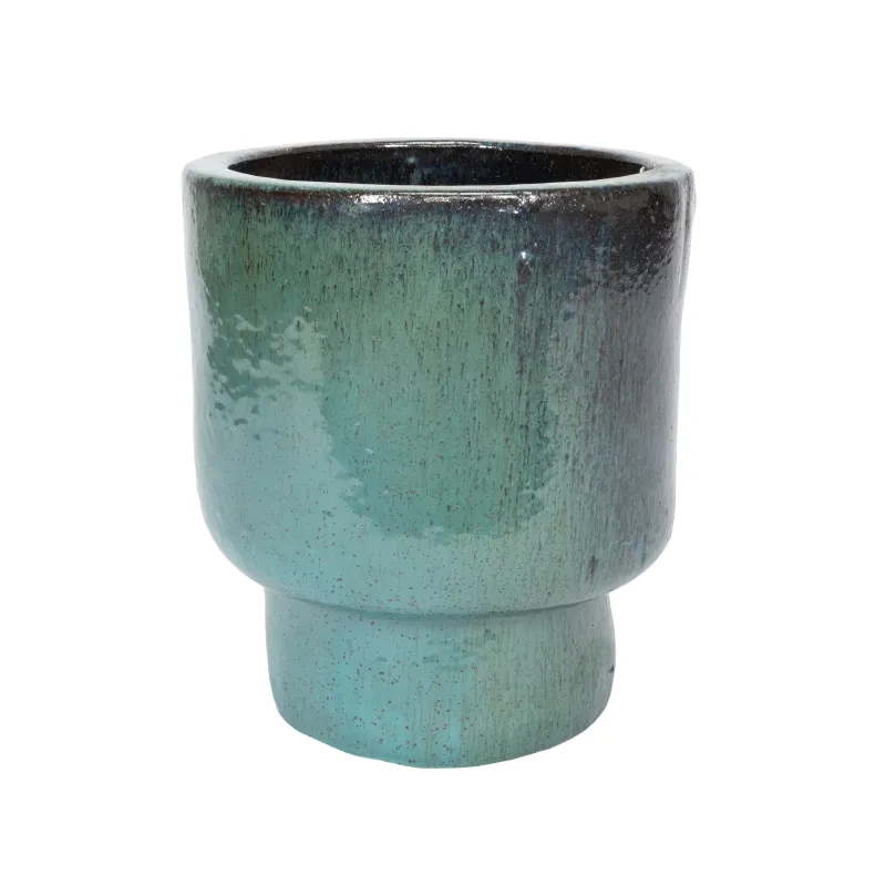 Puķu pods Domoletti GO.6702.030, keramika-māls, zila