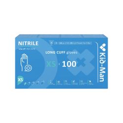 Nitrile gloves Kid-Man Long N100, size XS