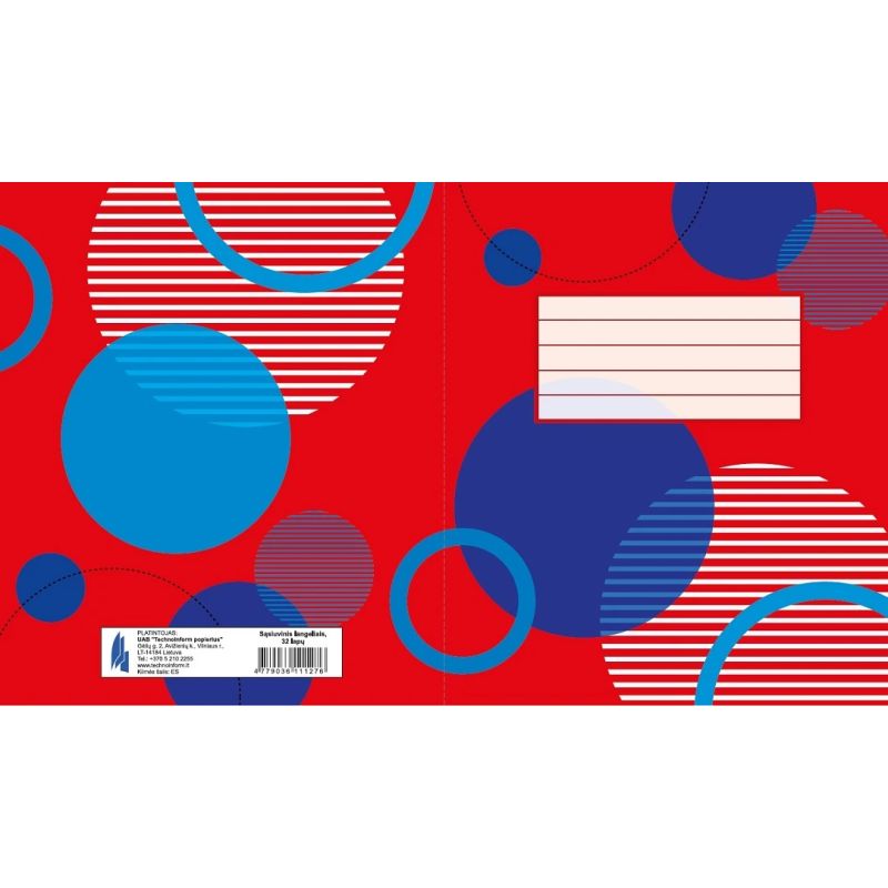 Rūtiņu burtnīca a5 32 lp. 70gsm