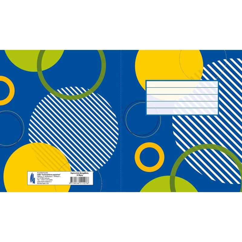 Rūtiņu burtnīca a5 32 lp. 70gsm