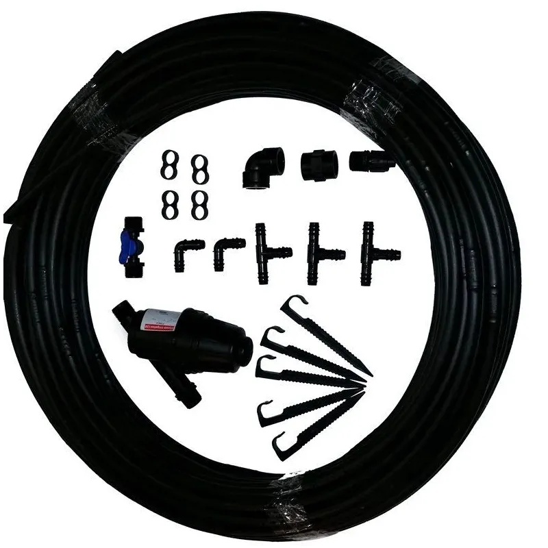 Laistīšanas sistēma Klasika Spider 4, plastmasa, melna krās.