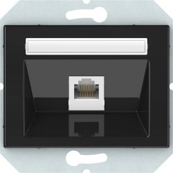 Ligzda dat.1v melna klrj45-15e2-02 xp500