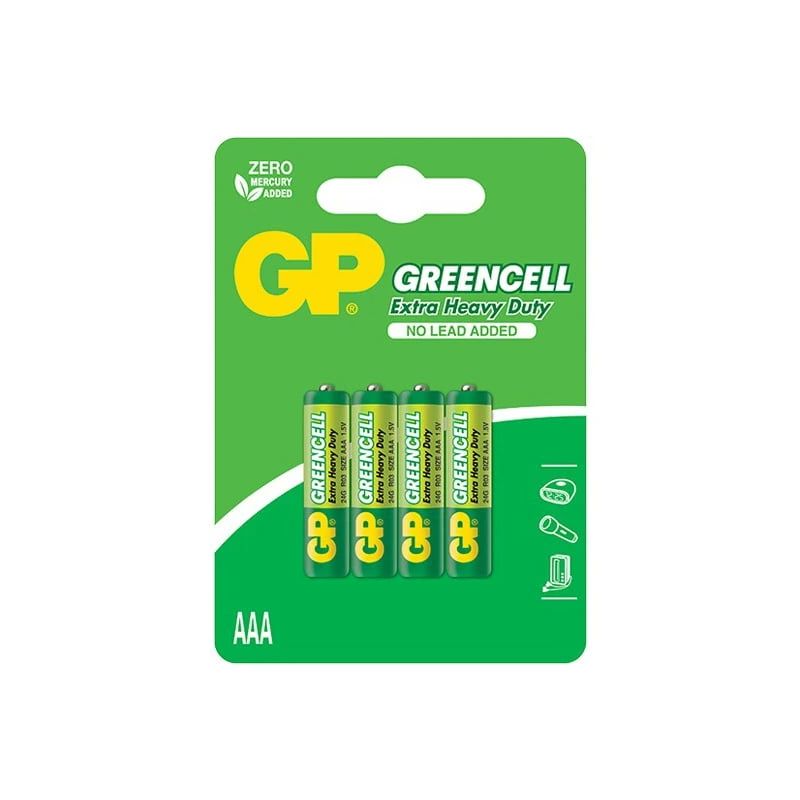 Baterijas GP Greencell R03, AAA, 1.5 V