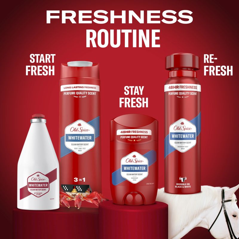 Old Spice Whitewater Aftershave Lotion for Men, 100ml