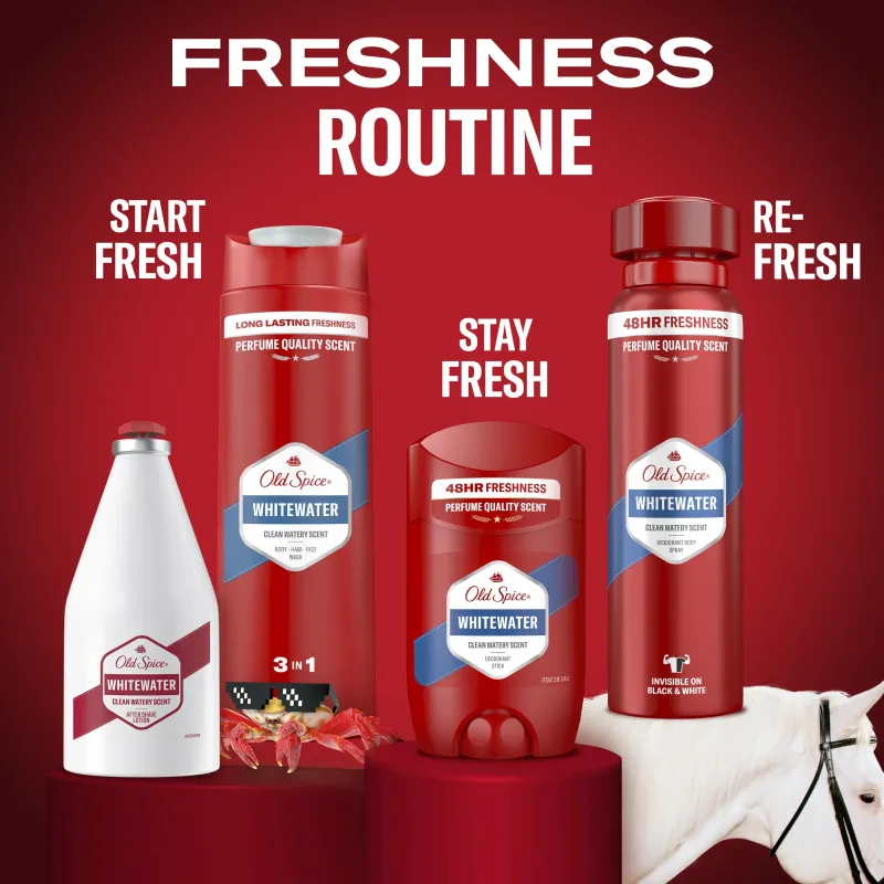Old Spice Whitewater Losjonas Po Skutimosi Vyrams, 100 ml