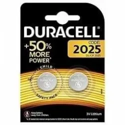 Duracell patarei CR 2025 3V liitium 2tk.