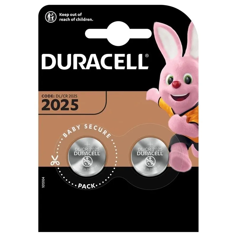 Elementai Duracell. CR2025. 2 vnt.