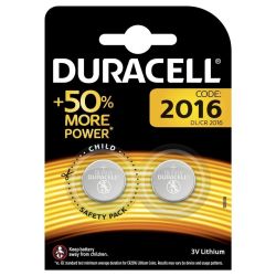 Baterijas Duracell. CR2016. 3 V. 2 gab.