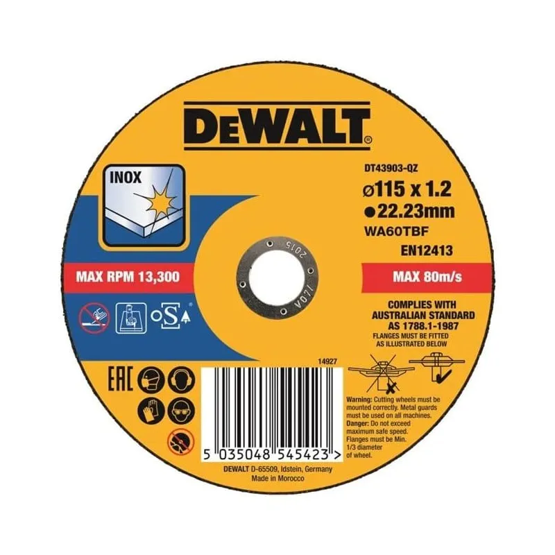 Disks tērauda griešanai 115X1.2MM