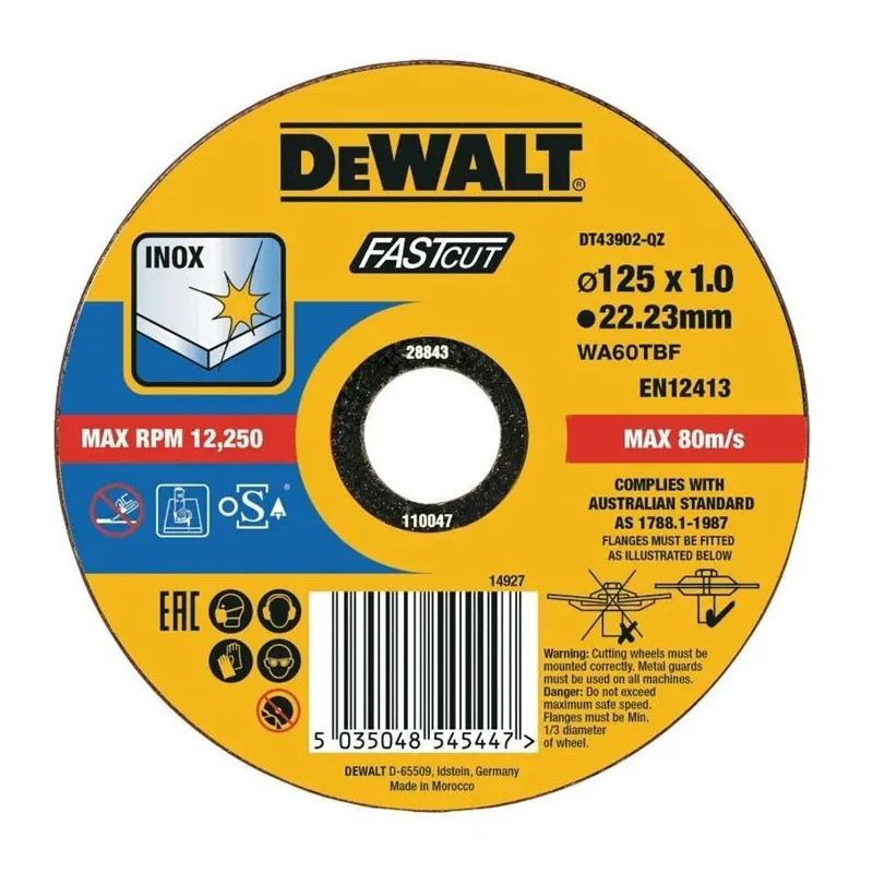 Disks tērauda griešanai 125X1MM