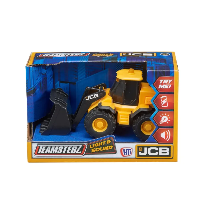 JBC Mazs Riteņu iekrāvējs ar gaismu un skaņu, 15cm