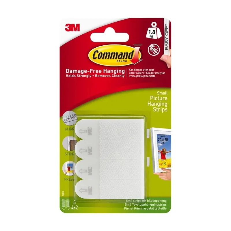 Lentes rāmju piekāršanai 3M 17202UKN, balta krās.