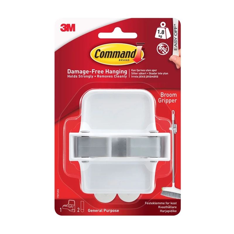 Grīdas birstu turētājs 3M 17007UKN, balta krās.