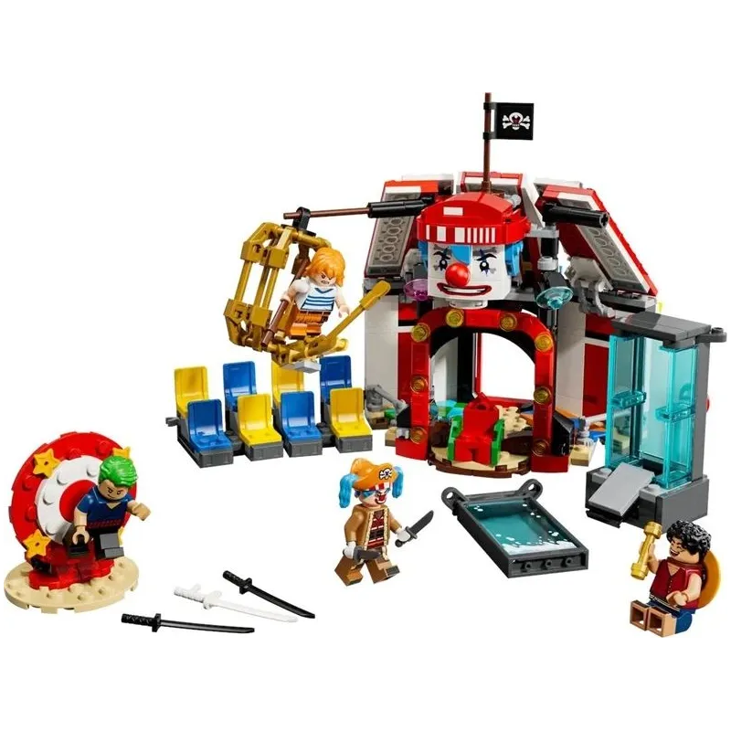 Konstruktorius LEGO One Piece Klouno Buggy cirko palapinė 75637, 573 vnt.