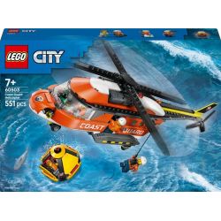 Konstruktor LEGO City Rannavalvekopter 60503, 551 tk