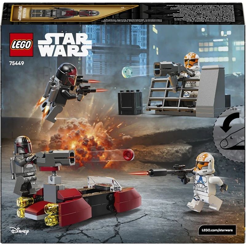 Konstruktorius LEGO Star Wars Mandaloro apsiausties kovos rinkinys 75449, 116 vnt.