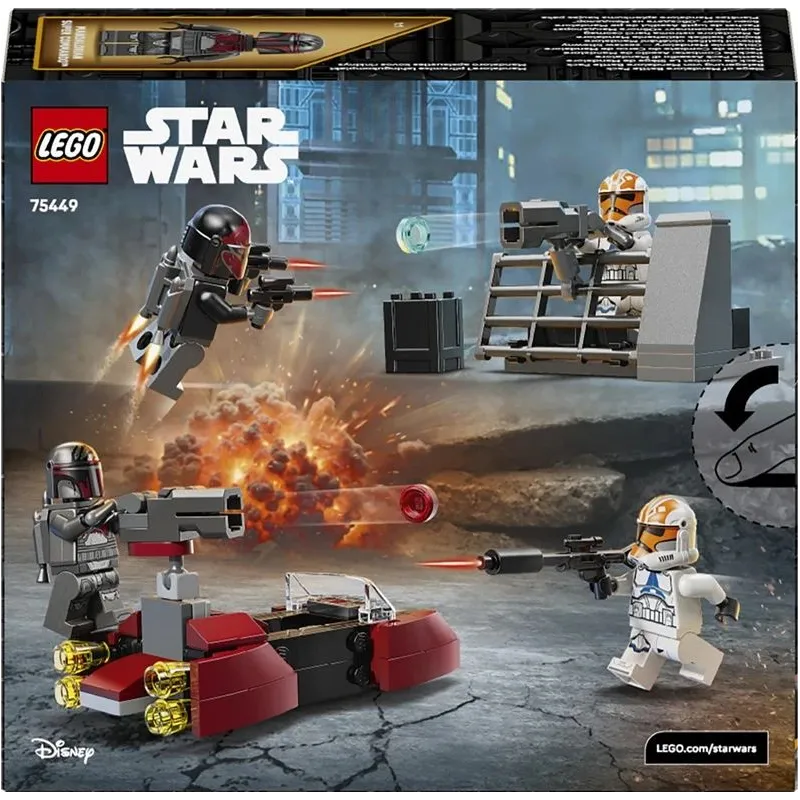 Konstruktorius LEGO Star Wars Mandaloro apsiausties kovos rinkinys 75449, 116 vnt.