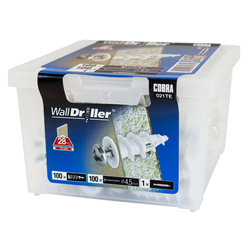 Dībelis ģipšk. 3.5x22 mm neilona 100gab.