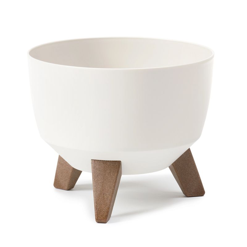 Plastm. puķu pods bowl roma 290 krēmkr.