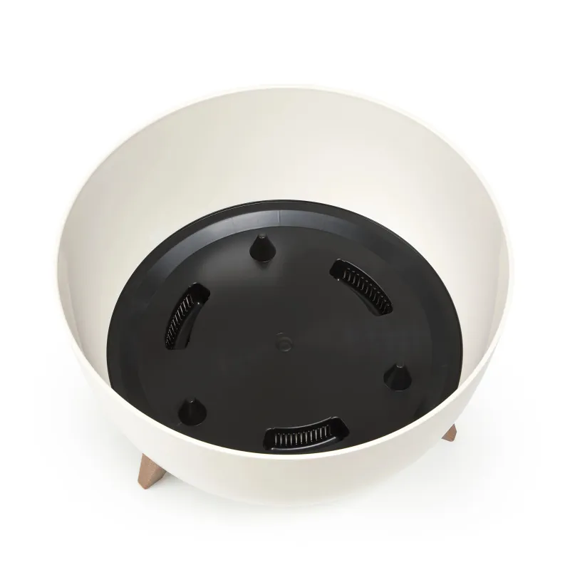 Puķu pods Lamela Roma 880-74, plastmasa, krēmkrāsa