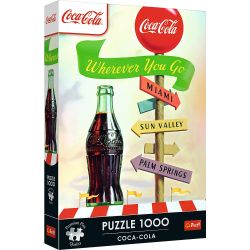 TREFL Premium Plus Puzzle Coca-Cola: Wherever You Go, 1000 pcs