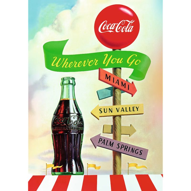 TREFL Premium Plus Puzzle Coca-Cola: Wherever You Go, 1000 pcs
