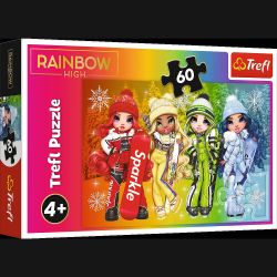 TREFL RAINBOW HIGH Puzzle , 60 pcs