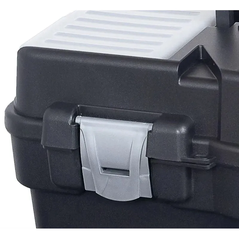 Įrankių dėžė Okko SKRA300FCZAPG001, 37.4 cm x 19.8 cm x 18.9 cm, juoda sp.-pilka sp.