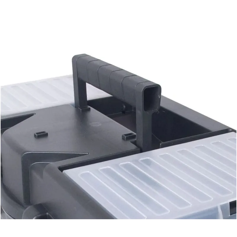 Įrankių dėžė Okko SKRA300FCZAPG001, 37.4 cm x 19.8 cm x 18.9 cm, juoda sp.-pilka sp.