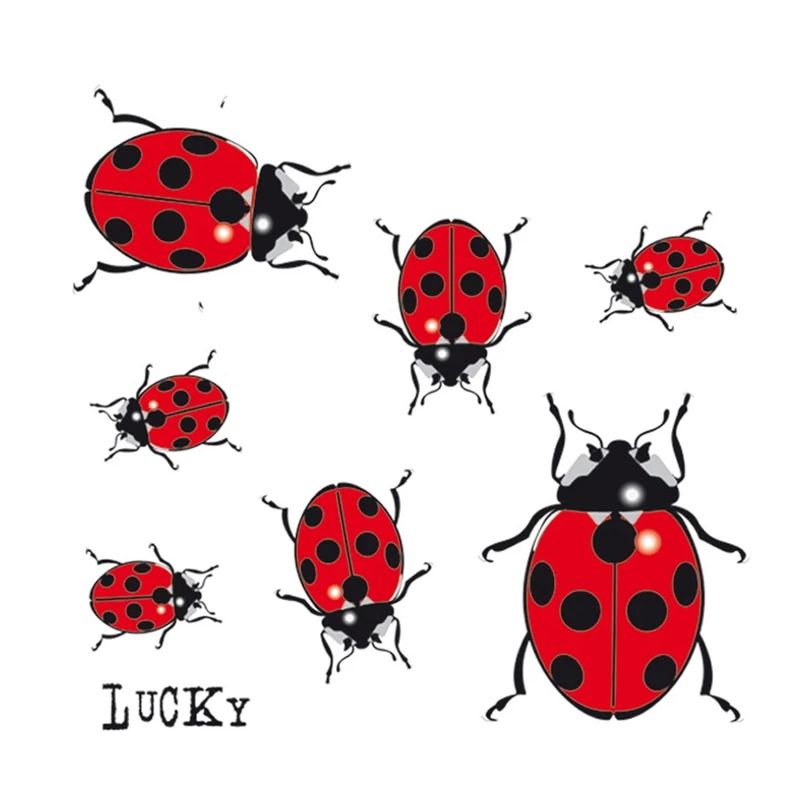 Auto uzlīme mārītes 11x10.5cm