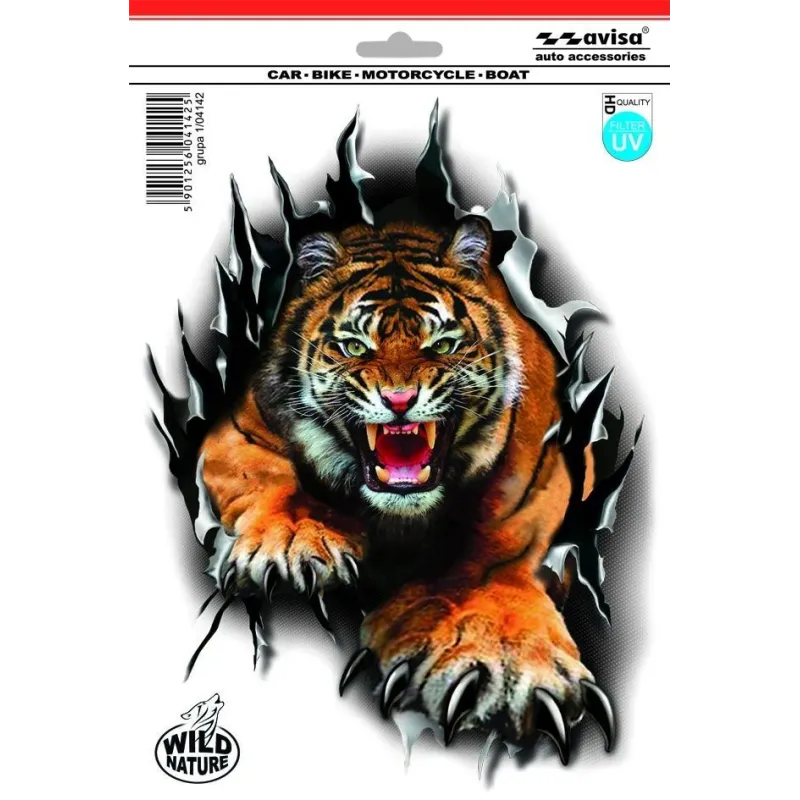 Auto uzlīme Avisa, 18 cm x 24 cm